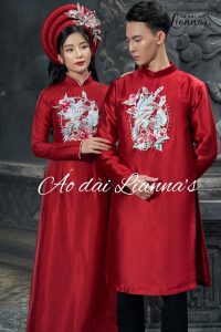 Mau ao dai cuoi mau do 2