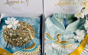 Áo dài cưới màu pastel