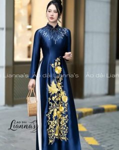 áo dài cao cấp cho mẹ