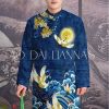 Áo dài nam xanh chim biển _Gấm kiotviet 0837277fa149ae5443165f42f1c75b5c