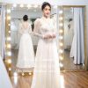 Áo dài cưới trắng cup ngực (cô dâu ) kiotviet 0da19ff4b9f97347cac6e209c40e47ea