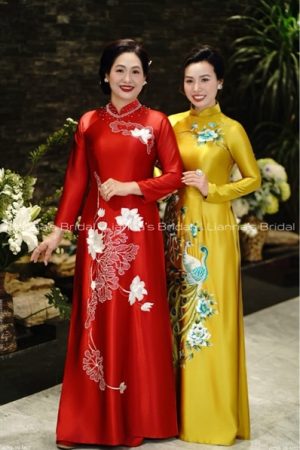 Áo dài mẹ cao cấp đỏ tươi thêu sen kiotviet 0fbc5ac496fdc6baf4bfc53a8b748146