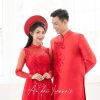 Set áo dài cưới thiết kế đỏ kiotviet 11079b06ce52975f52dede1c12f47d48