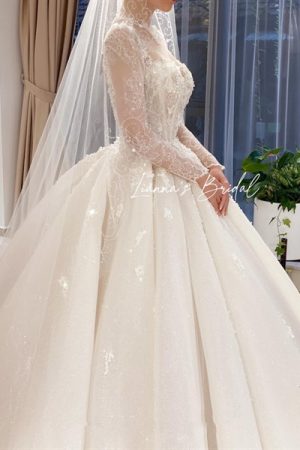 Váy cưới xoè cao cấp kiotviet 1312a7978e9590089e594bbe3bb85134