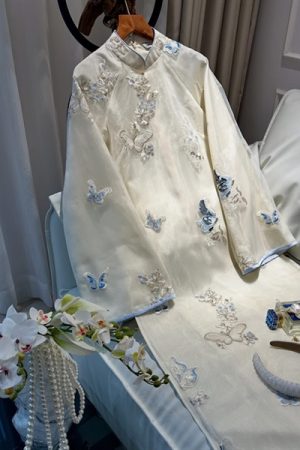 Cách Tân suông thêu hoa tiet bướm xanh kiotviet 1669f8becca936955c01725f5e8cc039