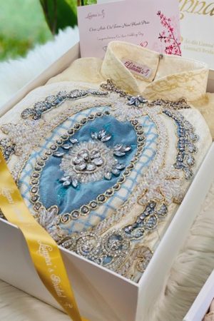 Set Áo dài cưới màu champagne phối xanh biển kiotviet 1c2078f8aa22cb2bc2ca09489a35312b