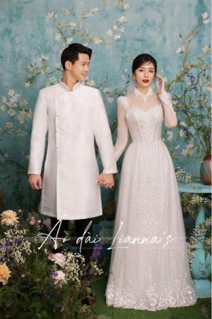 Ao dài cưới trắng kiotviet 21fbf38b61afca801a470b9bc0d54a69