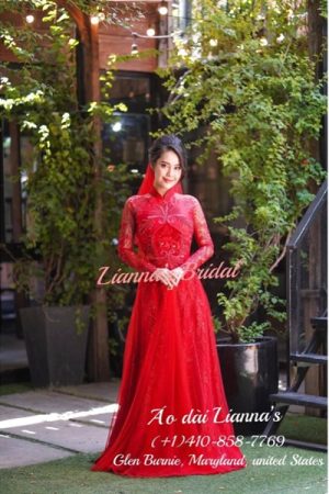 Áo dài cưới thiết kế đỏ (set) kiotviet 33ed8241924be68206e37dd37de7d3d0