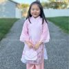 Ao dai bé gái tơ kết hoa hồng phấn kiotviet 390b2dcd55a4f508988fbea5d226a653
