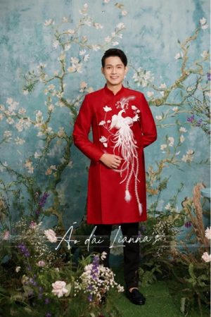 Set áo dài cưới truyền thống uyên ương kiotviet 448c1249b29d06e8023b0ac9926fe310