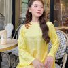 áo dài lụa hà đông vàng quần gấm Hồng kiotviet 4963d81ede3eec930d951f378c58ccb9