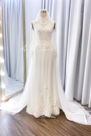 Áo dài cưới thiết kế by Lianna’s kiotviet 507099ec3981b3e9104fe4194067857b