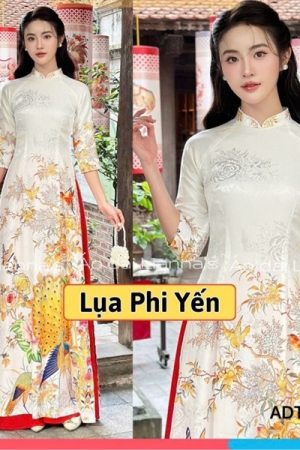 Áo dài truyền thống chim công quan váy đỏ kiotviet 526f525b274053111acb6d3c2c8cacda