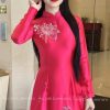 Áo dài cao cấp lụa valentino Hồng sen kiotviet 539aa1c853a369f448e68c354f9355d7