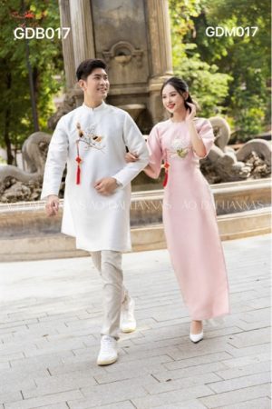 Áo dài mẹ hồng tết _AD gia đình _tacpa kiotviet 53eeb065db95b3f3a3e3abcf76da18e4