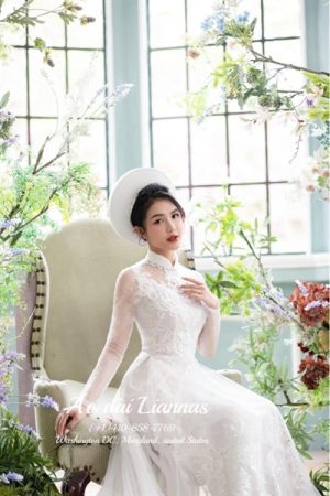 Set áo dài cưới thiết kế trắng kiotviet 54e194730a5bfb8c1230a3dc9517819a