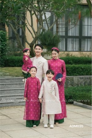 Áo dạ mẹ Hồng sen đậm họa tiết kiotviet 64f29894a21c9cd7eadd2398e231e26e