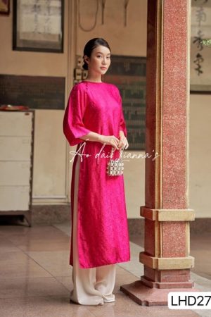 Áo dài Hà đông hồng cánh sen kiotviet 660ad92def6ab02fc12a8f50cacdf775
