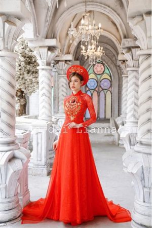 Áo dài cưới thiết kế đỏ (set) kiotviet 6ceddcecbeea1afbe771f1e504a9d3f0