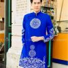 Áo dài nam xanh duong hoạ tiết thêu kiotviet 8b625d1fafcefbbce69ee4c37898809d