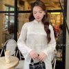 Áo dài lụa hà đông trắng chữ thọ kiotviet 975718565f777dae3d188727df6d6b06