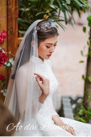 Set áo dài cưới thiết kế tông trắng kiotviet 98937721662026e69de90bfefa2a1857