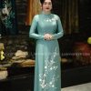 Áo dài mẹ cao cấp dinh kết hoa xanh kiotviet ae6ef77aaa623fae81293c90dabc70e1