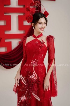 áo dài cưới cao cấp Uyên ương Phượng hoàng kiotviet c47a1e5a70190de66a89cdd3c22e508d