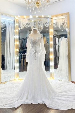 Vây cưới đuôi cá cao cấp by Lianna’s kiotviet c7ffc5af29965679d48e6dbae5e8efc5