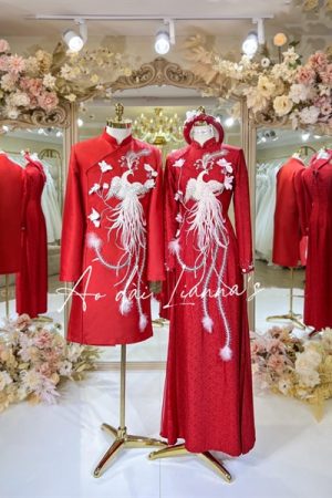 Set áo dài cưới truyền thống uyên ương kiotviet d9df8d9b510ce79a3b0e25d0bff8bbca