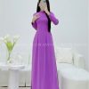 Áo dài lụa thái Tuấn tím cà kiotviet dbab9db52822c1a9b62d5b377bf9853e