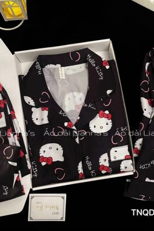 Set lụa 3 món hello kitty đen nơ đỏ kiotviet de2e5a69049157b98d7720f033fc4bc9