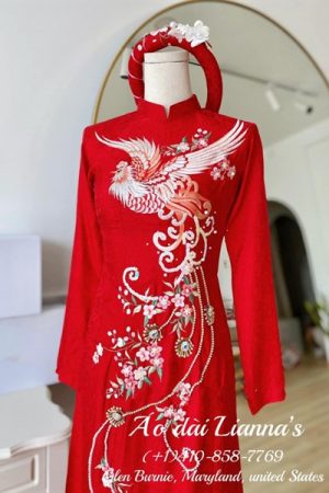 Áo đai cưới nữ thêu kết chim Phượng kiotviet f4abf41489b2583009c31f37d7a34c91