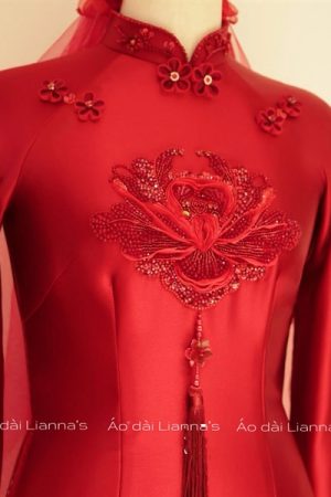 Cặp áo dài cưới đỏ cao cấp kiotviet f9b3e389c9fa6e55756df99386ca5b5f